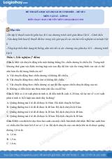 Đề thi giữa học kì 1 Vật lí 10 Cánh diều - Đề số 02